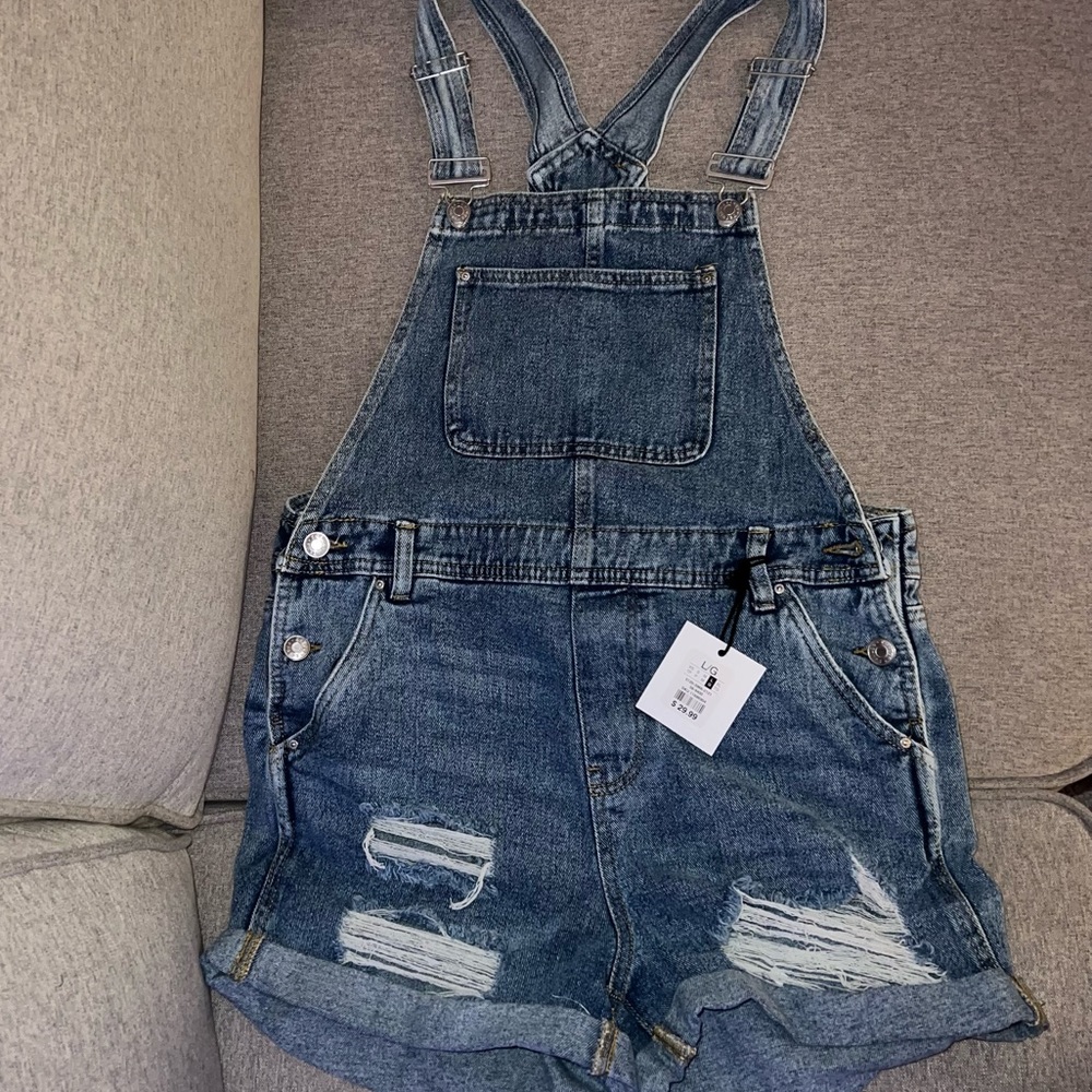 Jeans short overalls